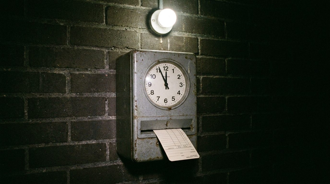 Time clock at 11:59